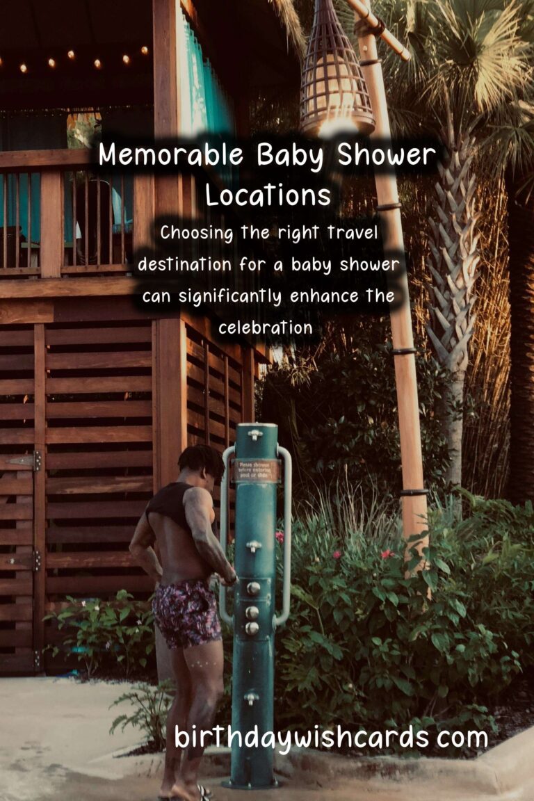 Best Travel Destinations for Baby Shower Celebrations