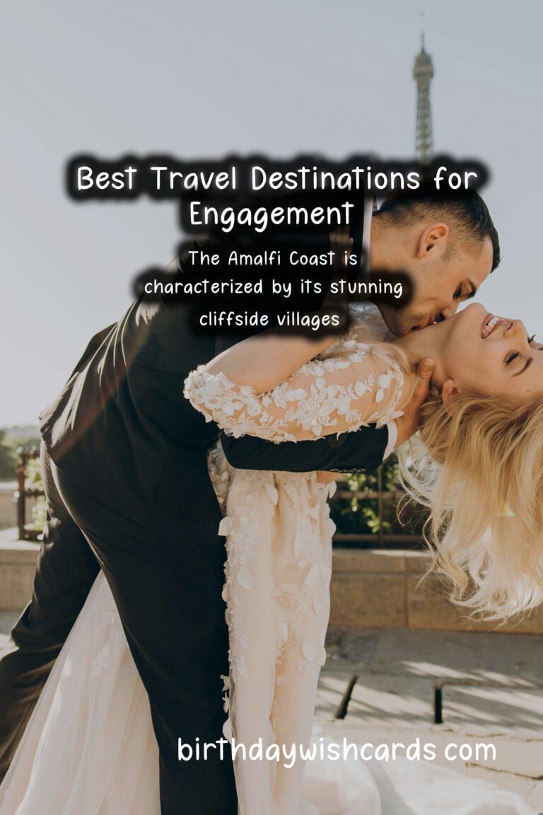 Best Travel Destinations for Engagement