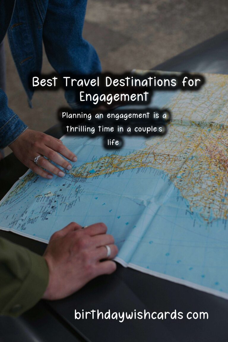 Best Travel Destinations for Engagement