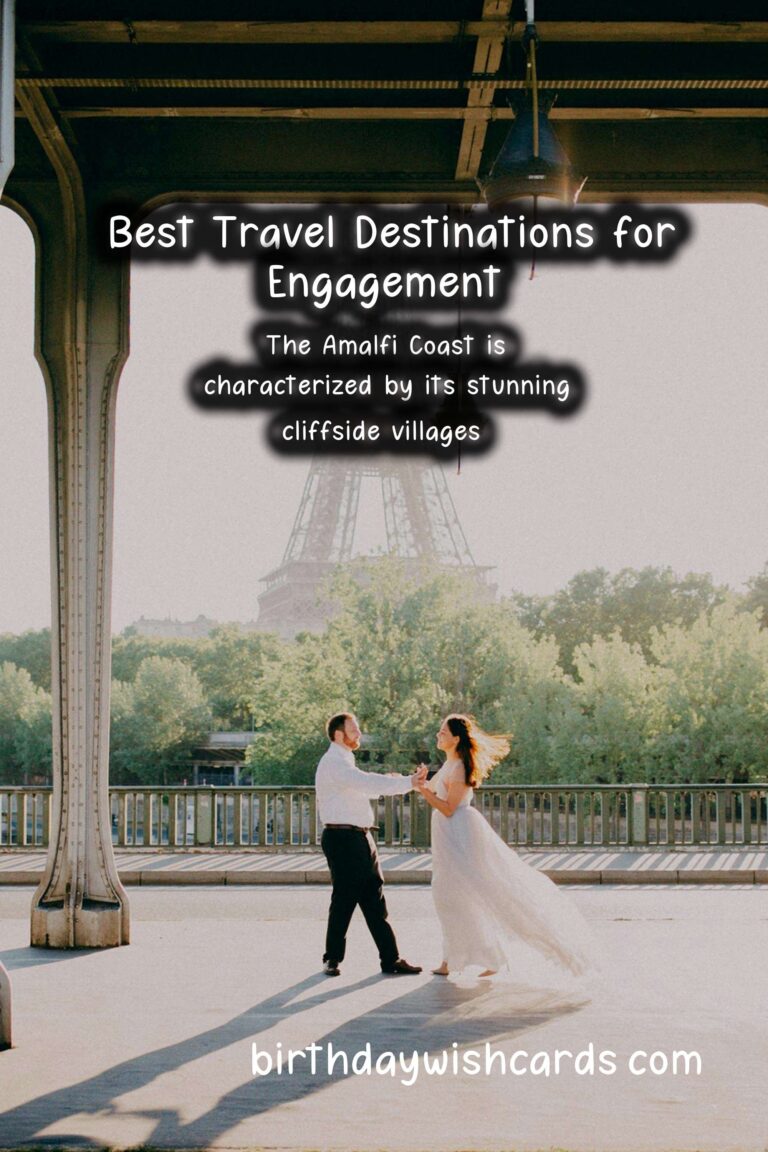Best Travel Destinations for Engagement
