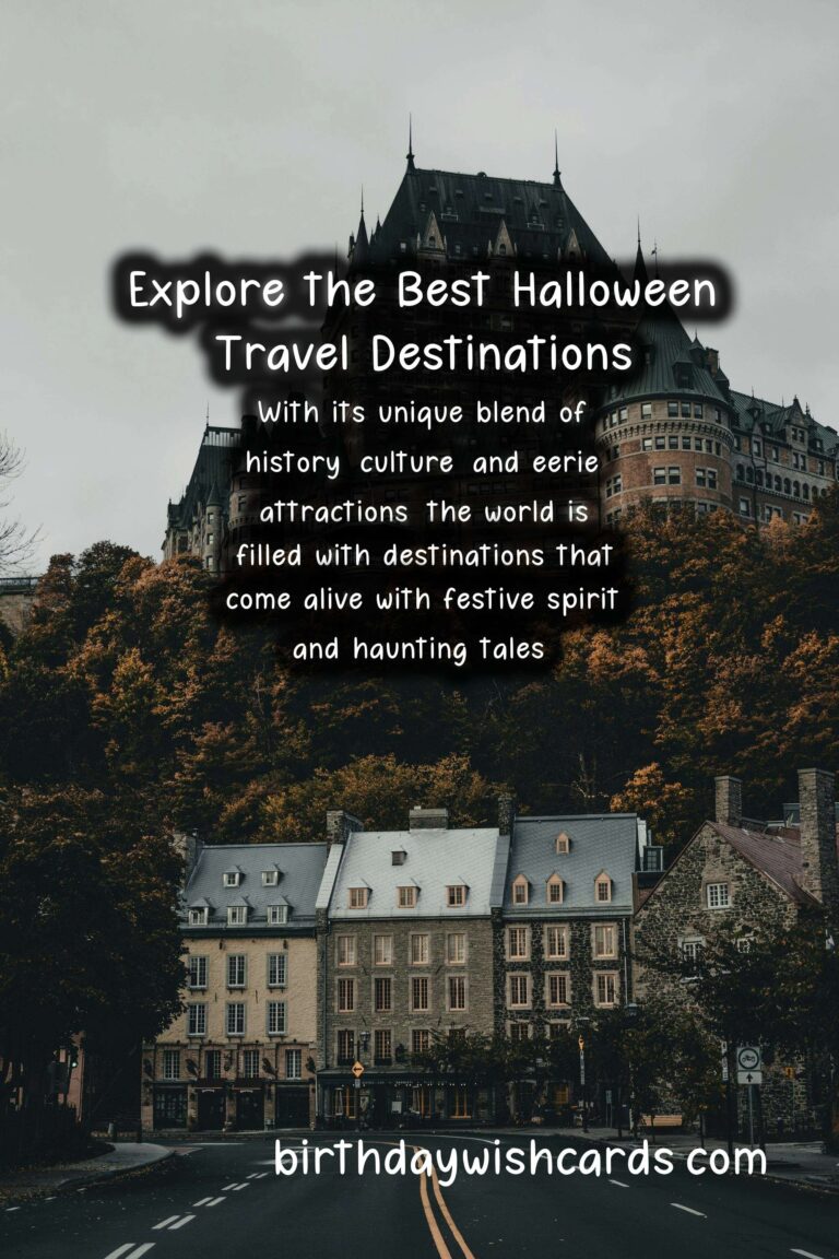 Best Travel Destinations for Halloween