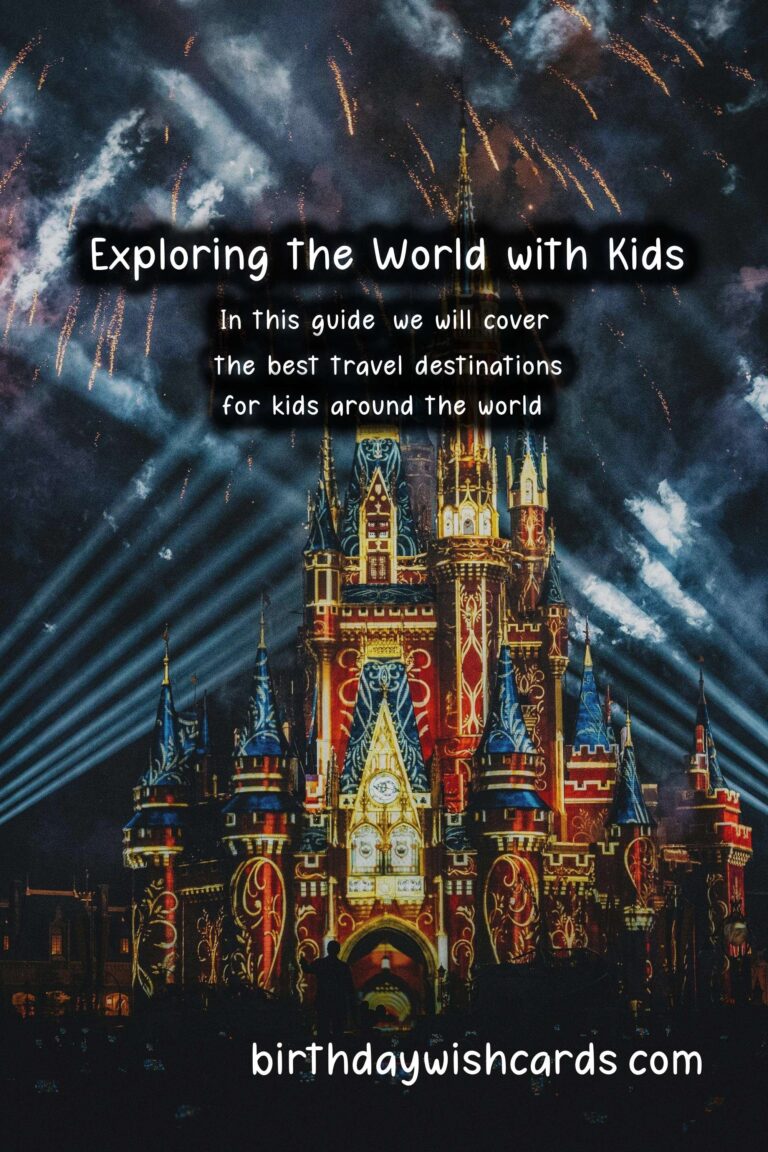 Best Travel Destinations for Kids