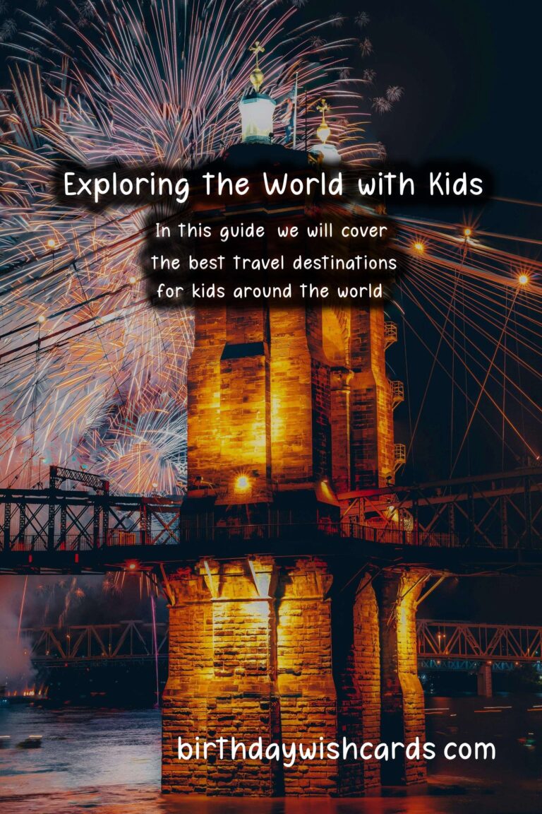 Best Travel Destinations for Kids