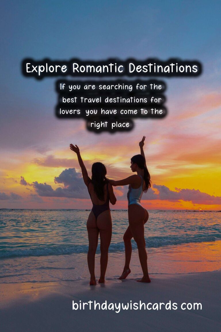 Best Travel Destinations for Lovers