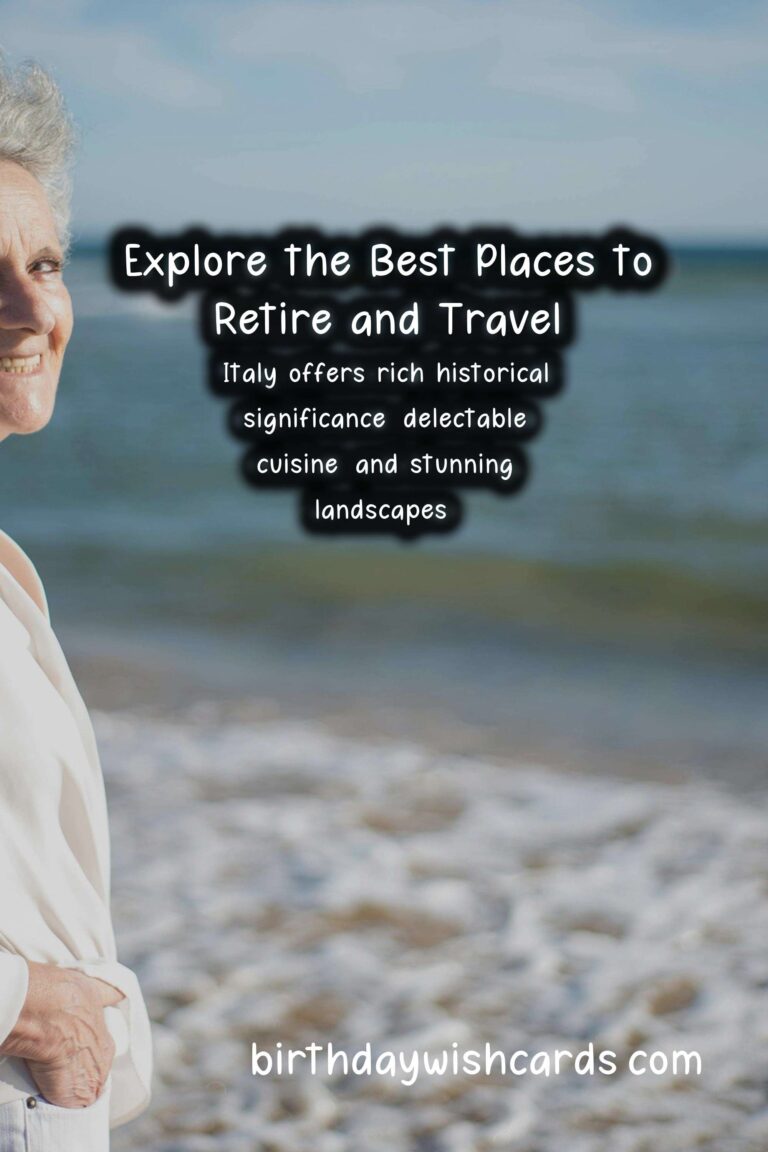 Best Travel Destinations for Retirement