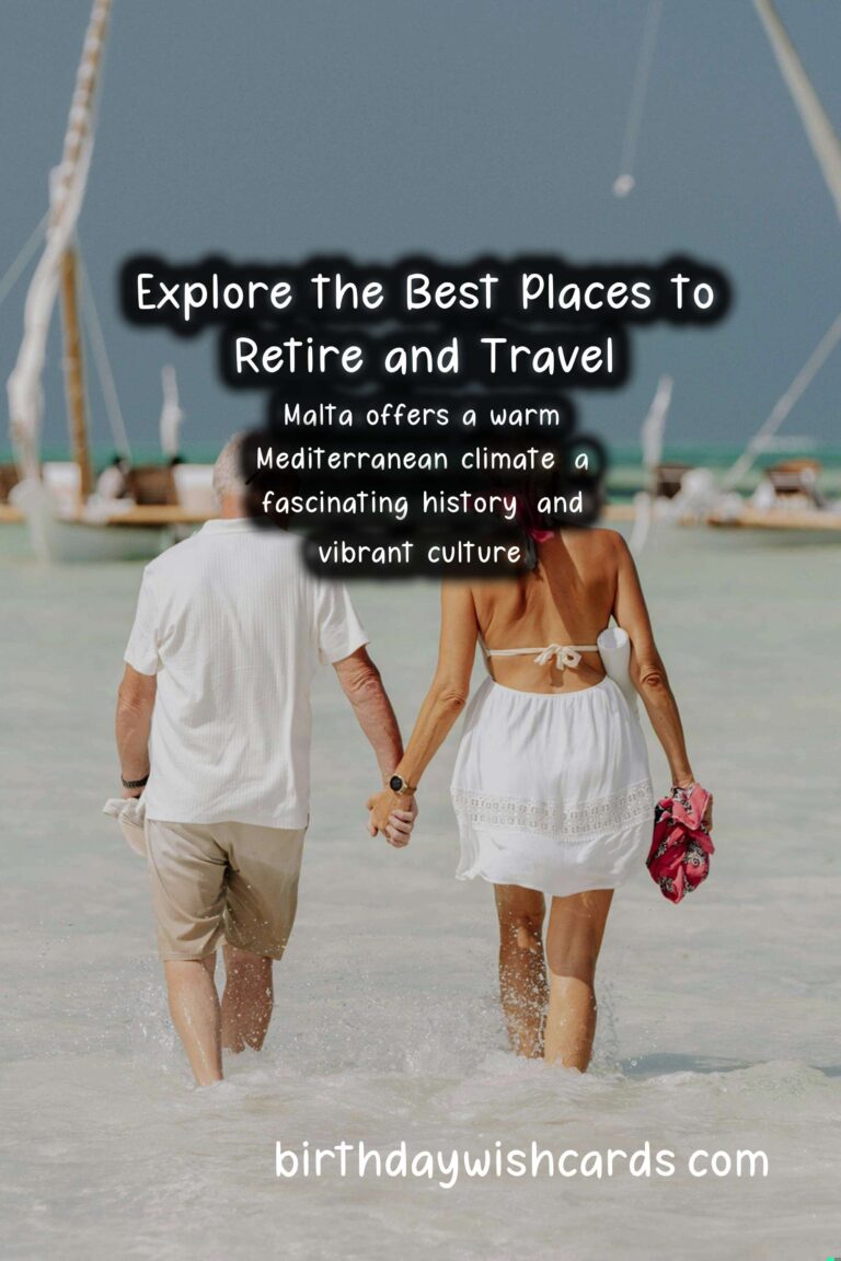 Best Travel Destinations for Retirement