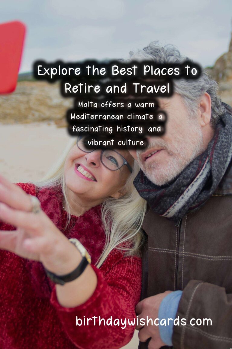 Best Travel Destinations for Retirement