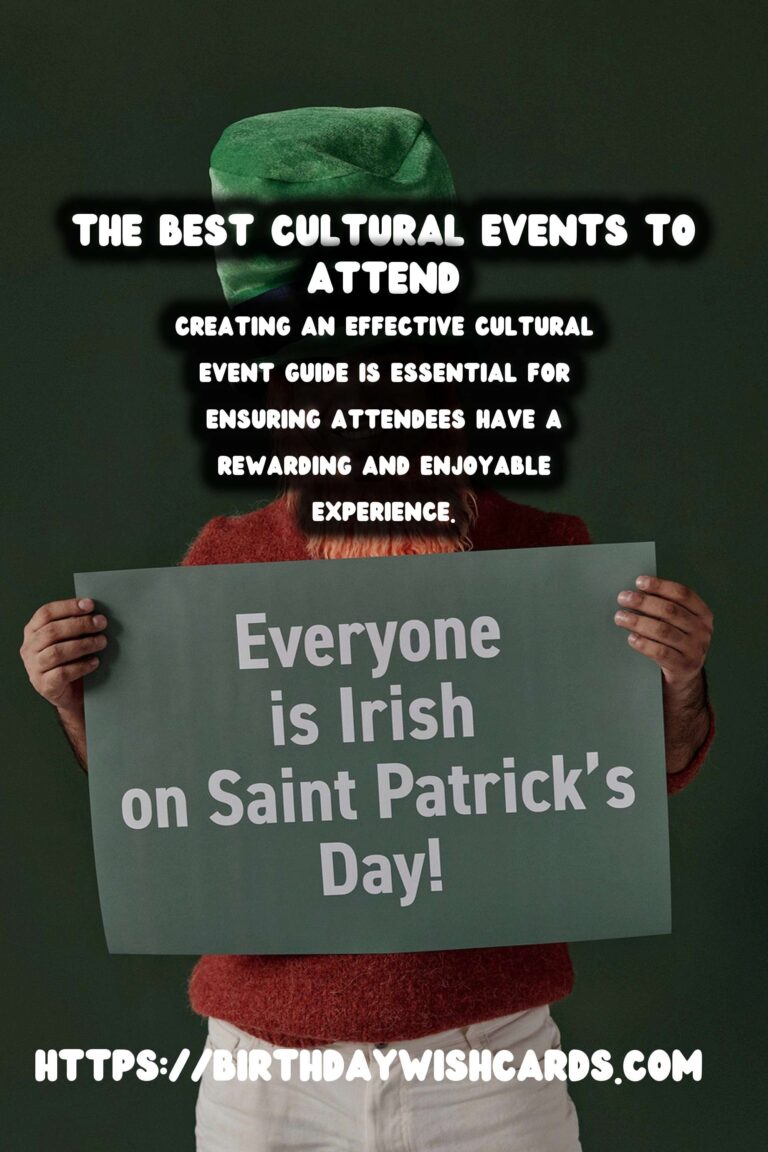 Best Ways to Write a Cultural Event Guide