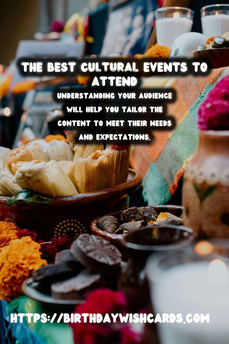 Best Ways to Write a Cultural Event Guide