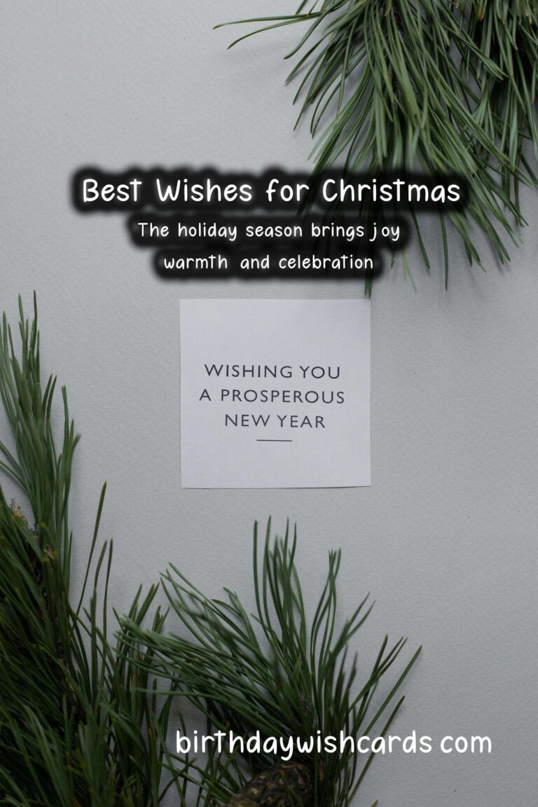 Best Wishes and Messages for Christmas