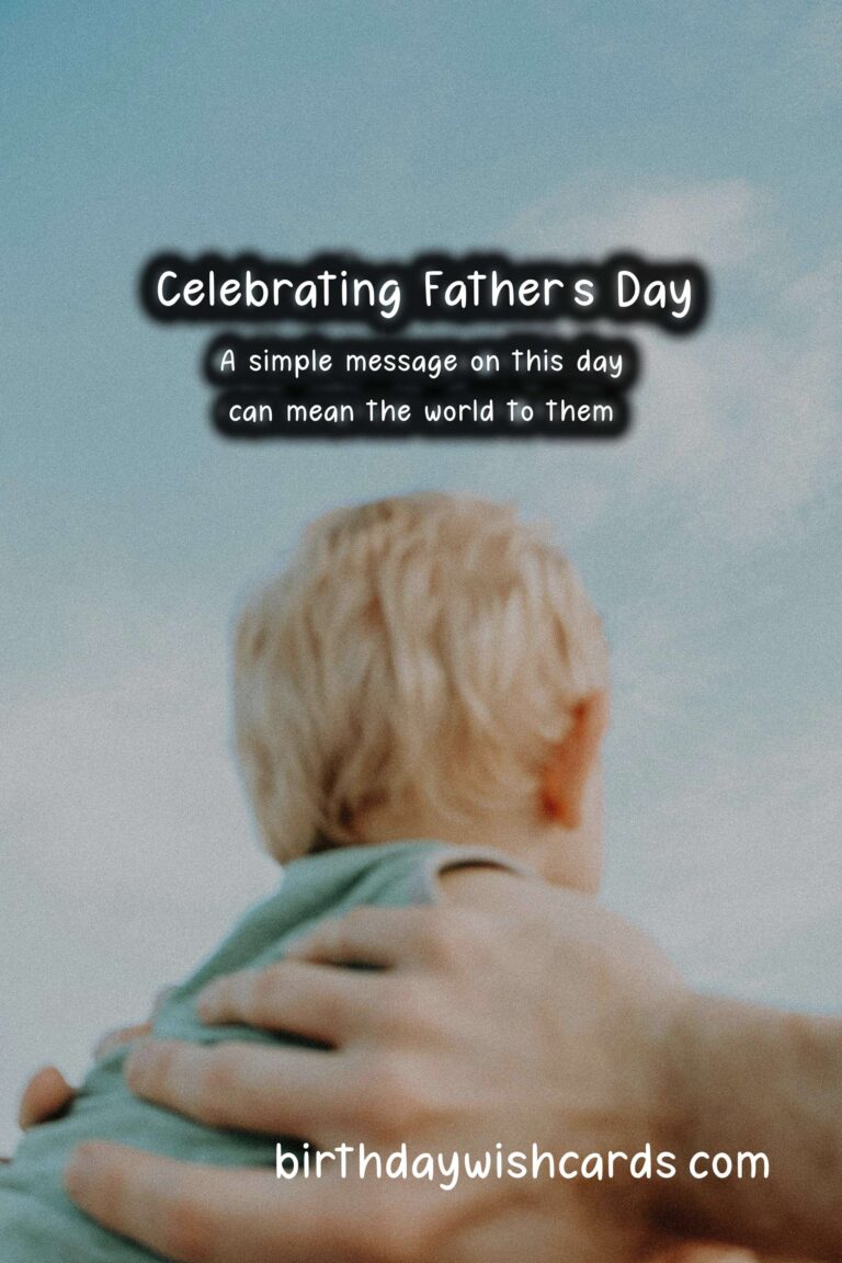 Best Wishes and Messages for Father's Day
