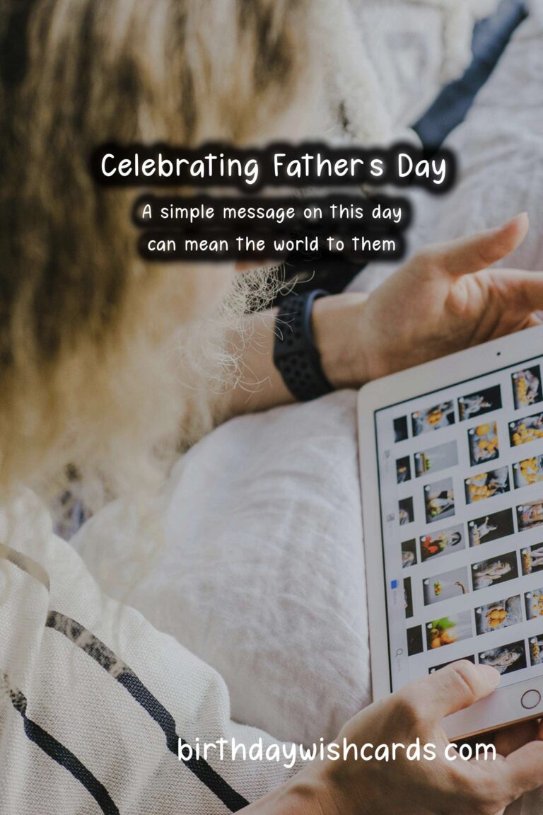 Best Wishes and Messages for Father's Day