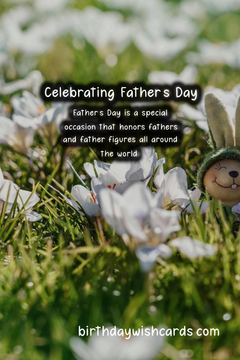 Best Wishes and Messages for Father's Day