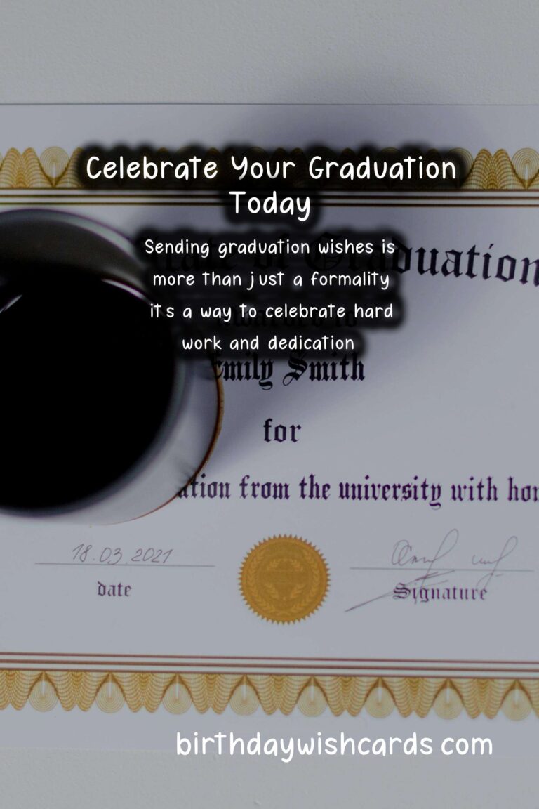 Best Wishes and Messages for Graduation