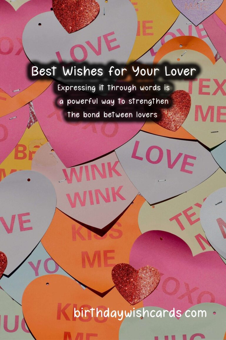 Best Wishes and Messages for Lovers