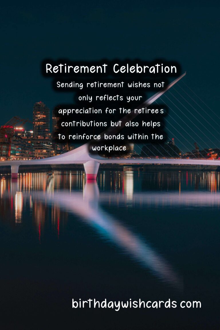 Best Wishes and Messages for Retirement