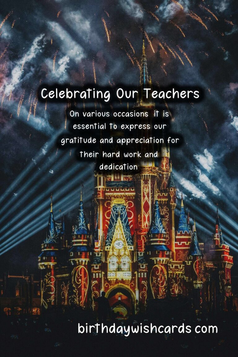 Best Wishes and Messages for Teachers