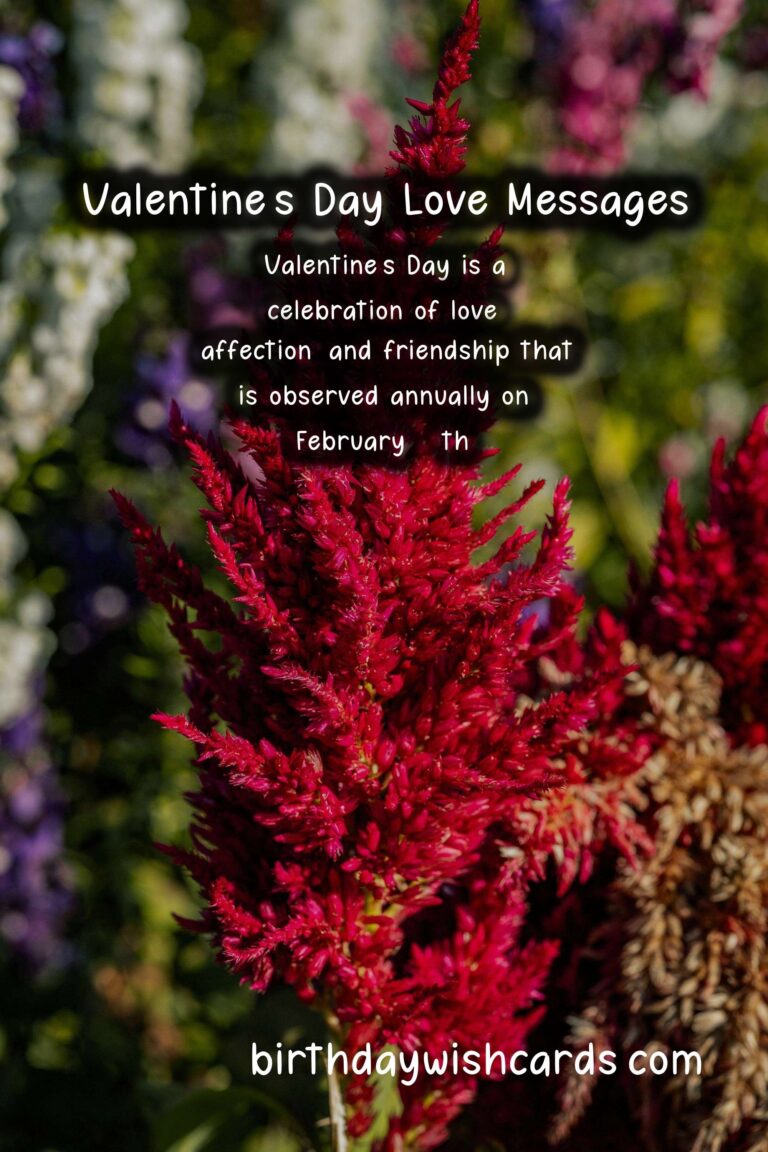 Best Wishes and Messages for Valentine's Day