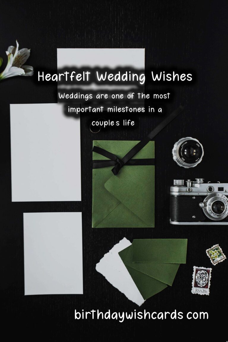 Best Wishes and Messages for Wedding