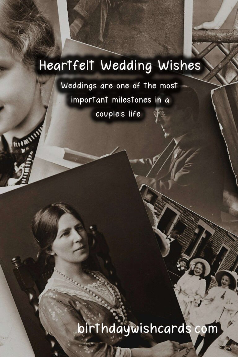 Best Wishes and Messages for Wedding
