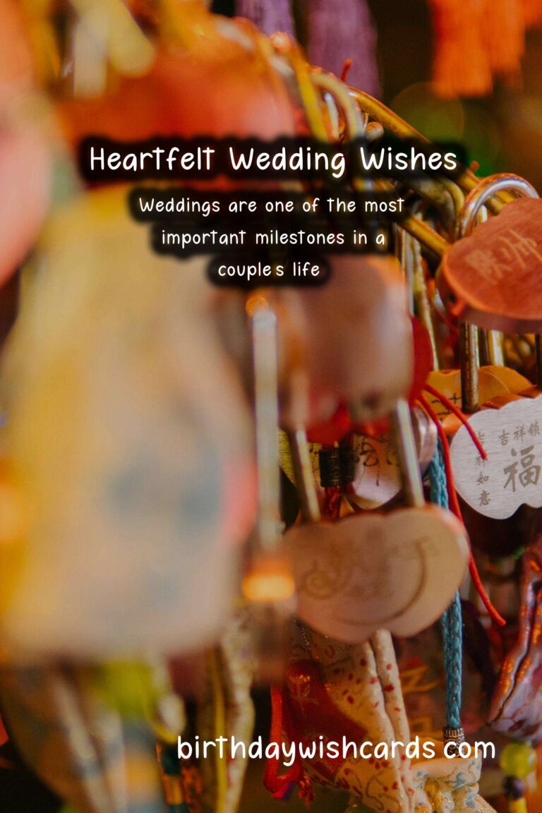 Best Wishes and Messages for Wedding