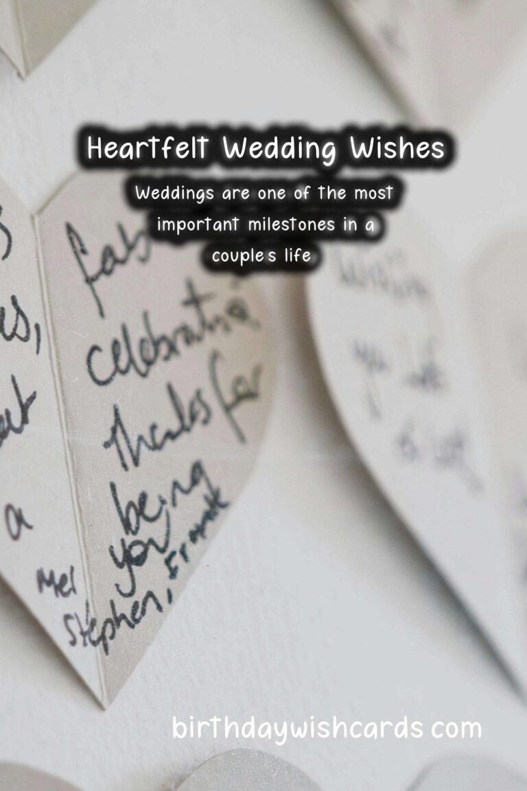 Best Wishes and Messages for Wedding