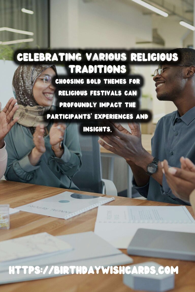 Bold Religious Festival Themes For an Unforgettable Experience