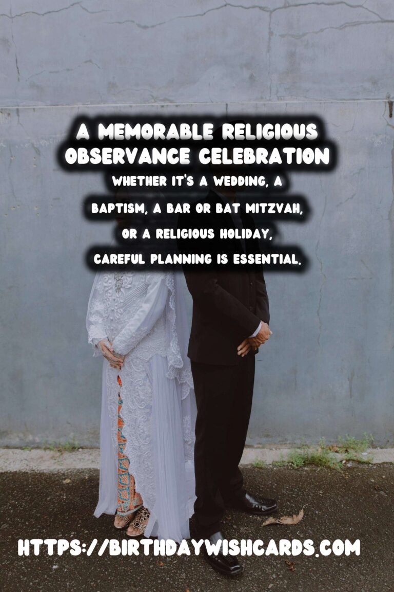 Bold Religious Observance Planning That Make Memories