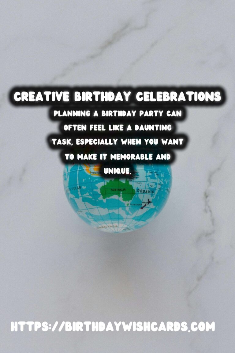 Bold Ways to Customize Birthday Planning Tips
