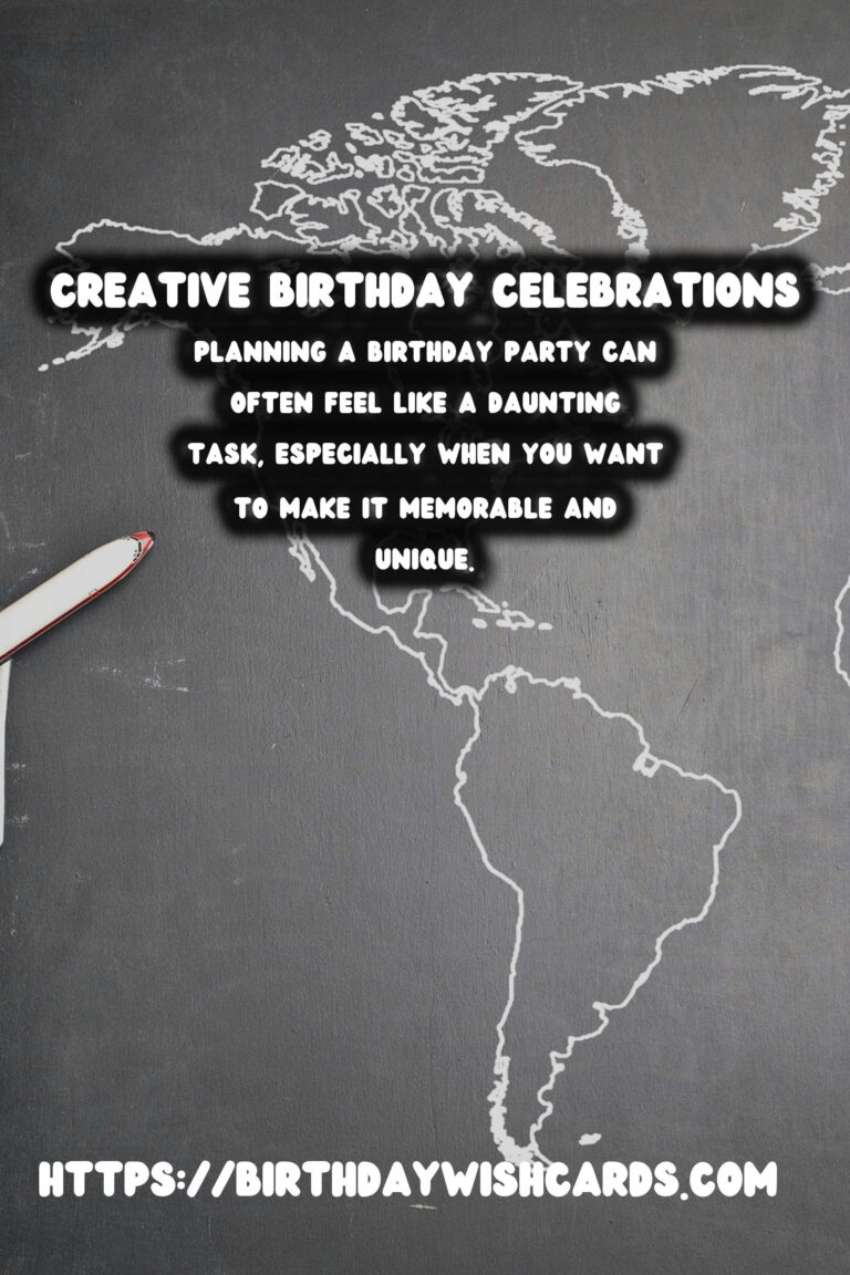 Bold Ways to Customize Birthday Planning Tips
