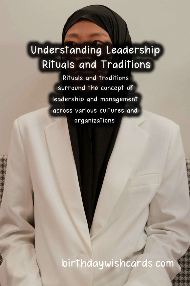 Bosses Rituals and Traditions Explained: Unveiling the Mystique of Leadership