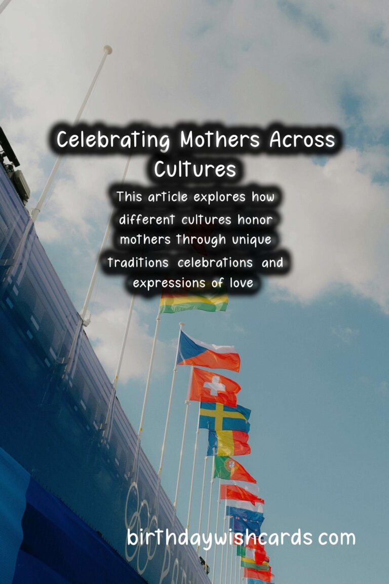 Celebrating Moms: A Global Perspective