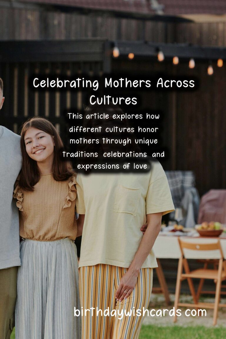 Celebrating Moms: A Global Perspective