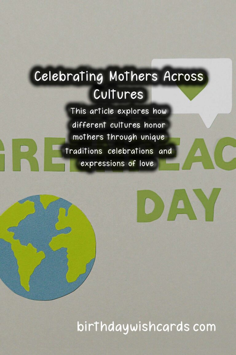 Celebrating Moms: A Global Perspective