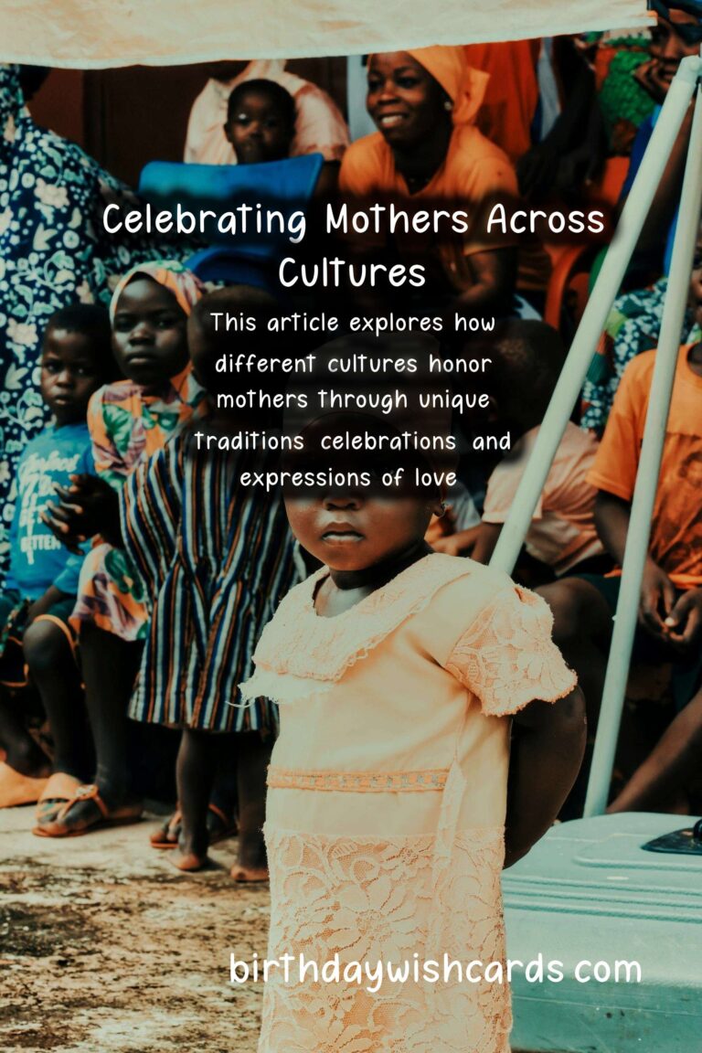 Celebrating Moms: A Global Perspective