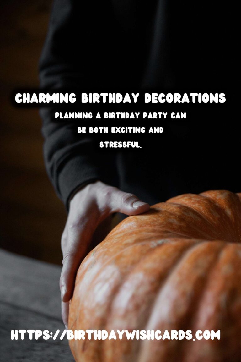 Charming Birthday Decorations That Impress