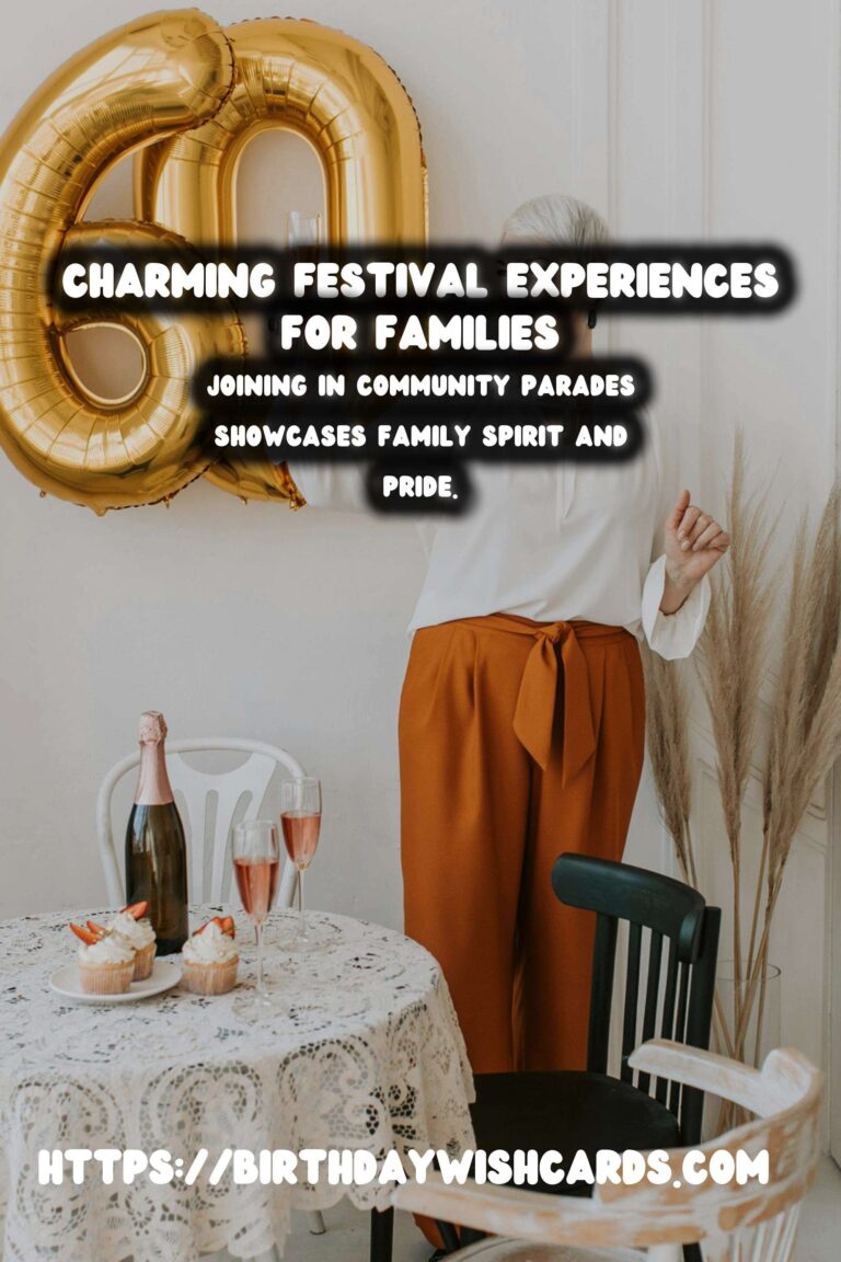 Charming Festival Activities for Families for the Whole Family