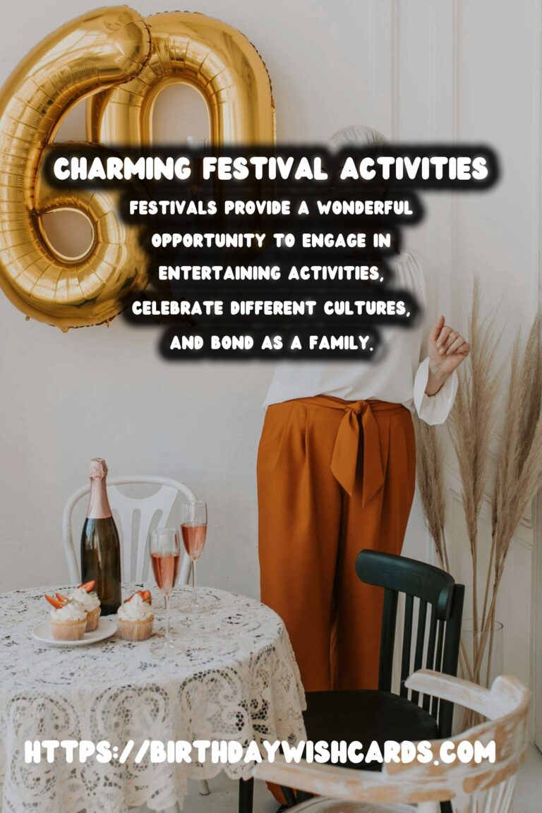 Charming Festival Activities for Families to Try This Year