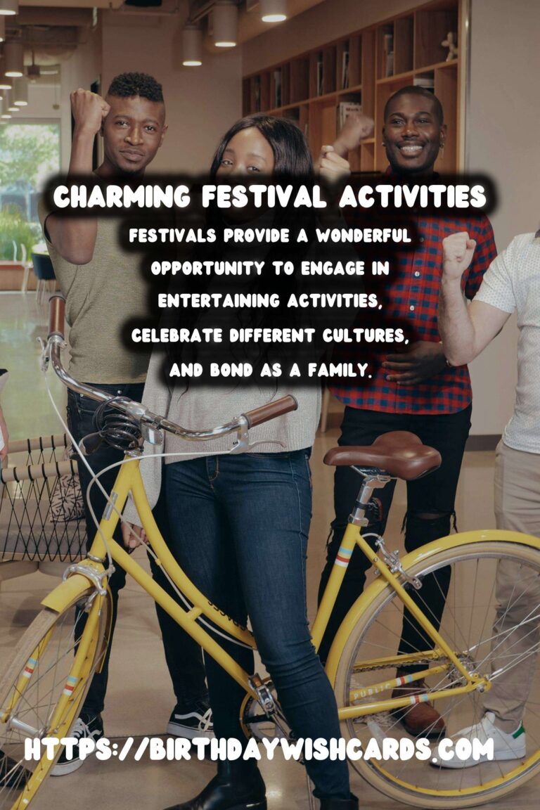 Charming Festival Activities for Families to Try This Year