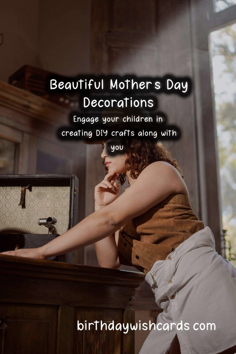 Charming Seasonal Decor Ideas for Mother's Day