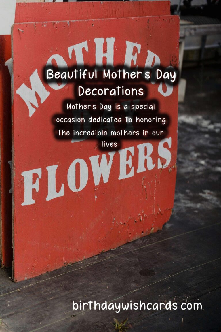 Charming Seasonal Decor Ideas for Mother's Day