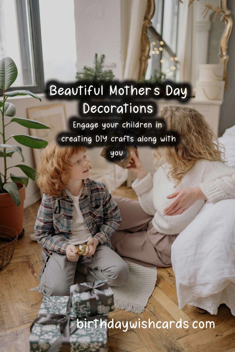 Charming Seasonal Decor Ideas for Mother's Day