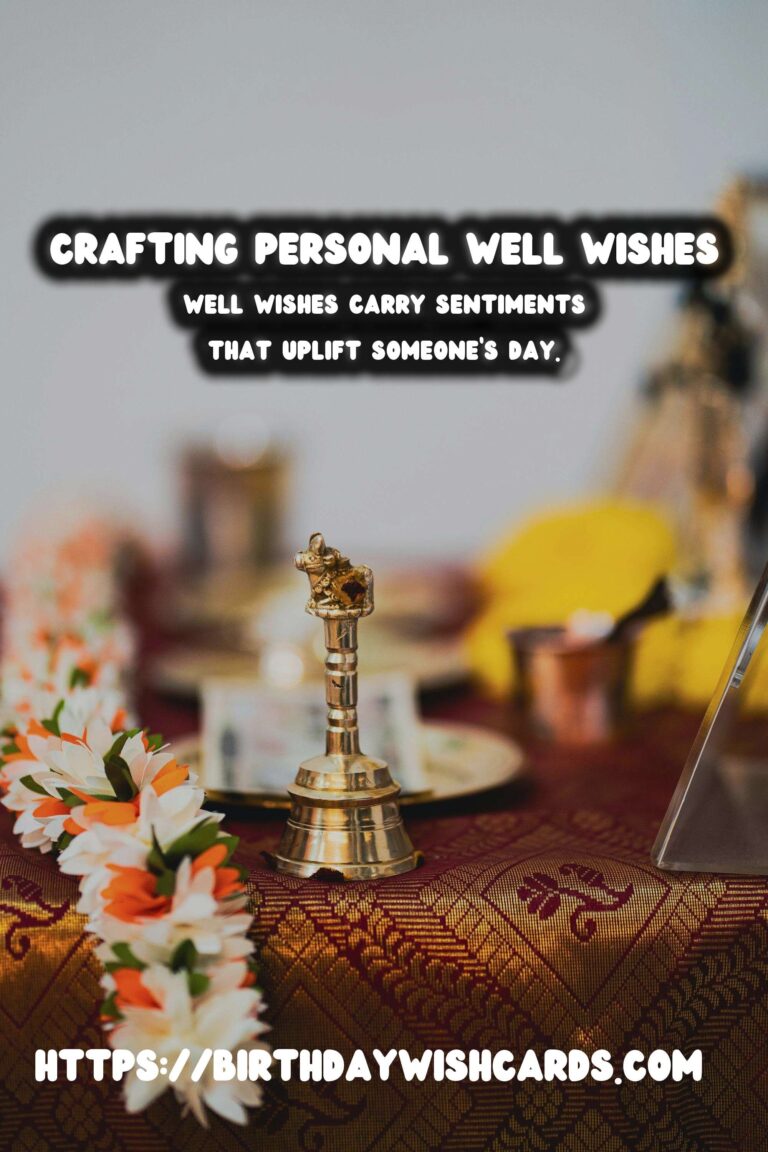 Charming Ways to Write Well Wishes