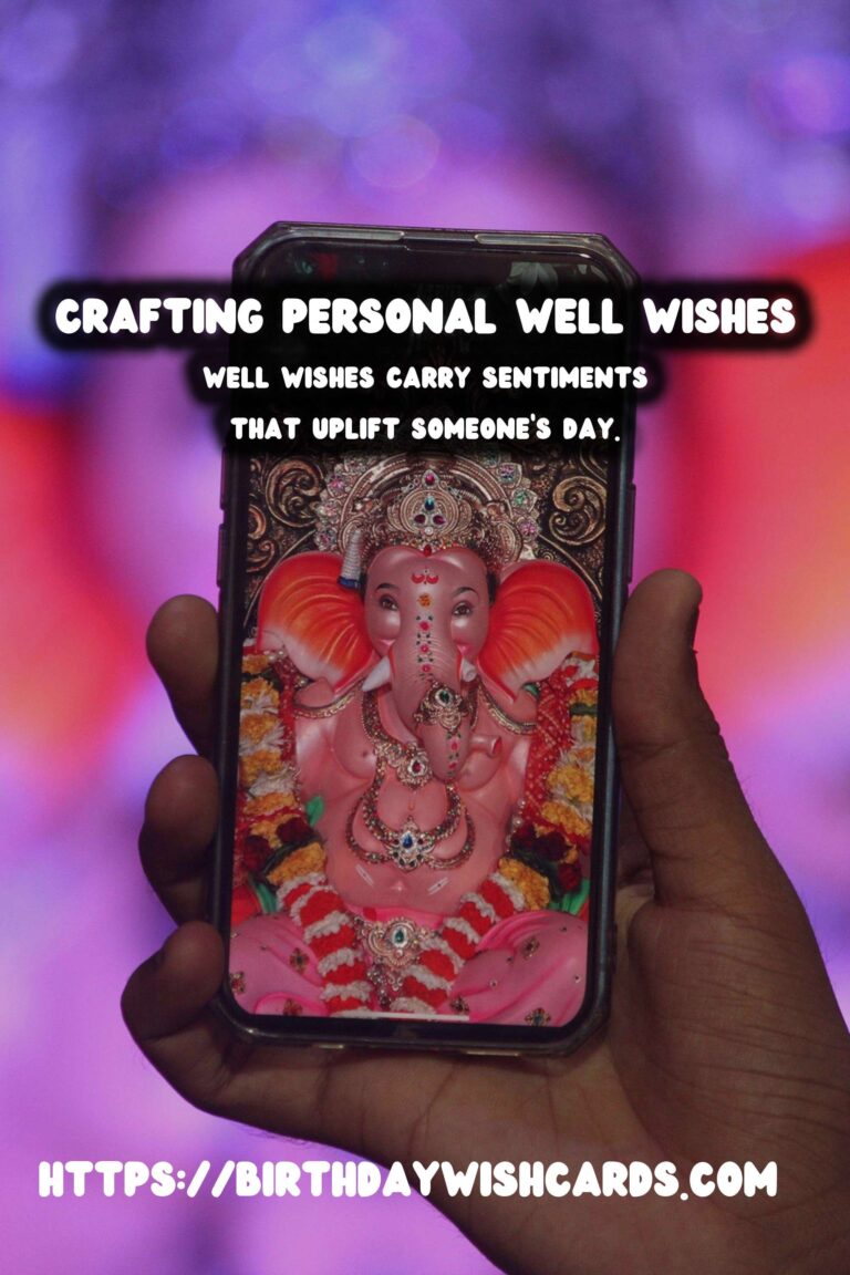 Charming Ways to Write Well Wishes
