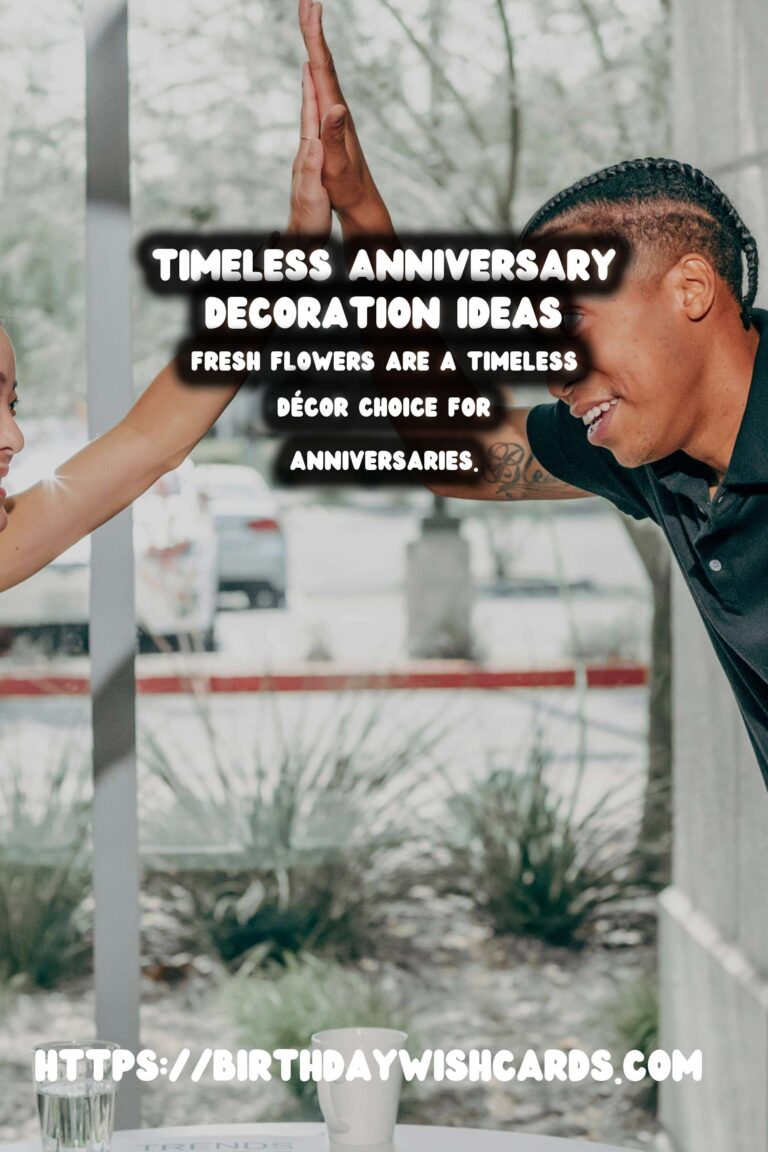 Classic Anniversary Decoration Ideas to Make Your Day Special