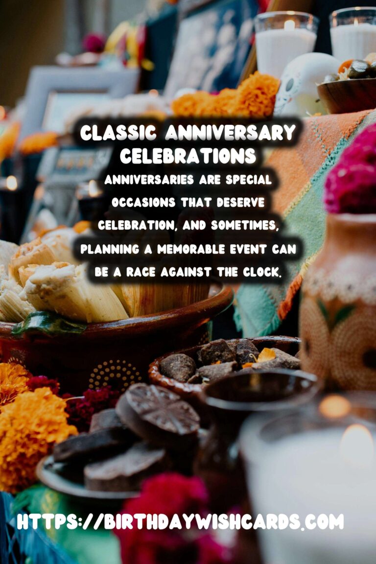 Classic Anniversary Party Themes For Last-Minute Planning