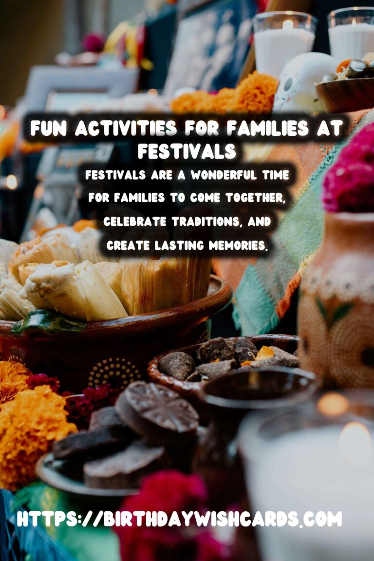 Classic Festival Activities for Families That Everyone Will Love