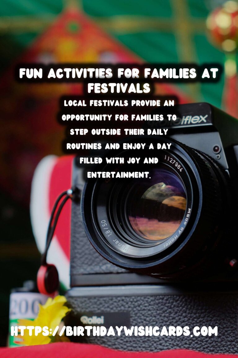 Classic Festival Activities for Families That Everyone Will Love