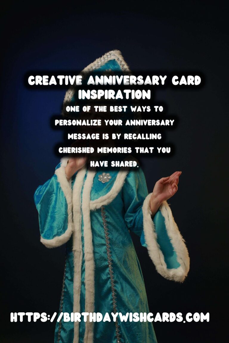 Colorful Ways to Personalize Anniversary Card Messages