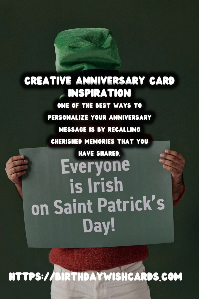 Colorful Ways to Personalize Anniversary Card Messages